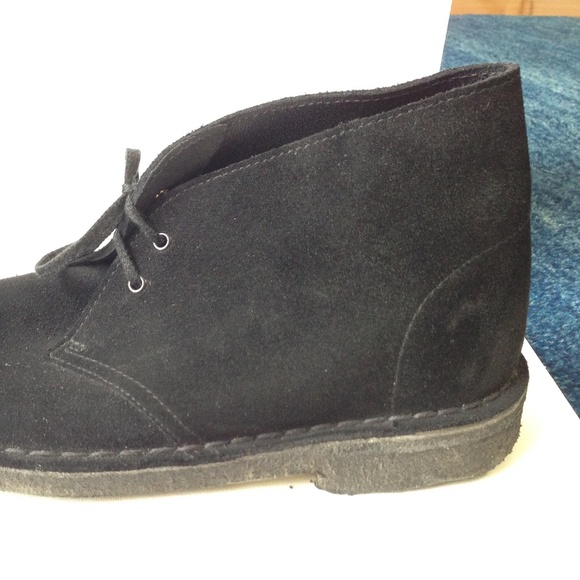 Clarks Original Desert Boots Black Suede 8.5 - Picture 5 of 10